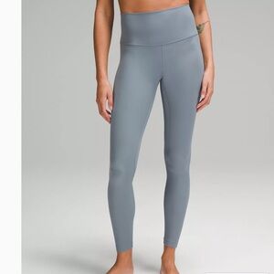Light blue lululemon Align™ High-Rise Ribbed Pant 28"